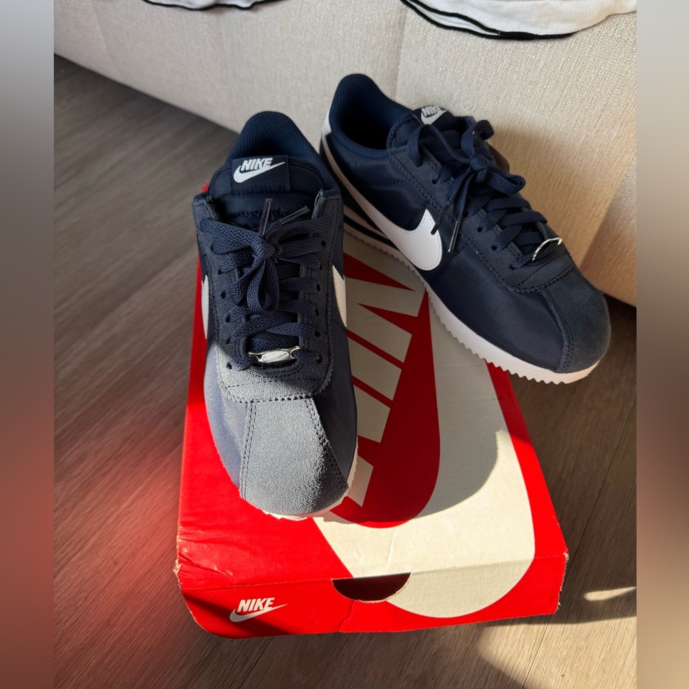 Nike Cortez Sneakers in Midnight Navy